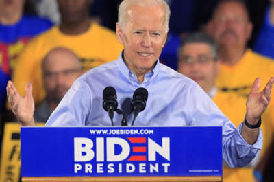 Joe Biden at podium